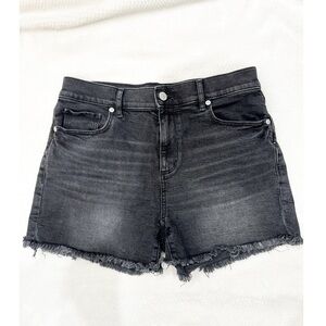 Loft Denim Frayed Shorts Size 2/26 Distressed Details